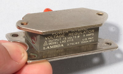 Watkins Johnson CEI Power Voltage Regulator Lambda LAS 2115 15VDC 5A output
