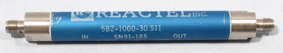 Watkins Johnson CEI RF Filter Reactel 5B2-1000-30 S11 SN91-185