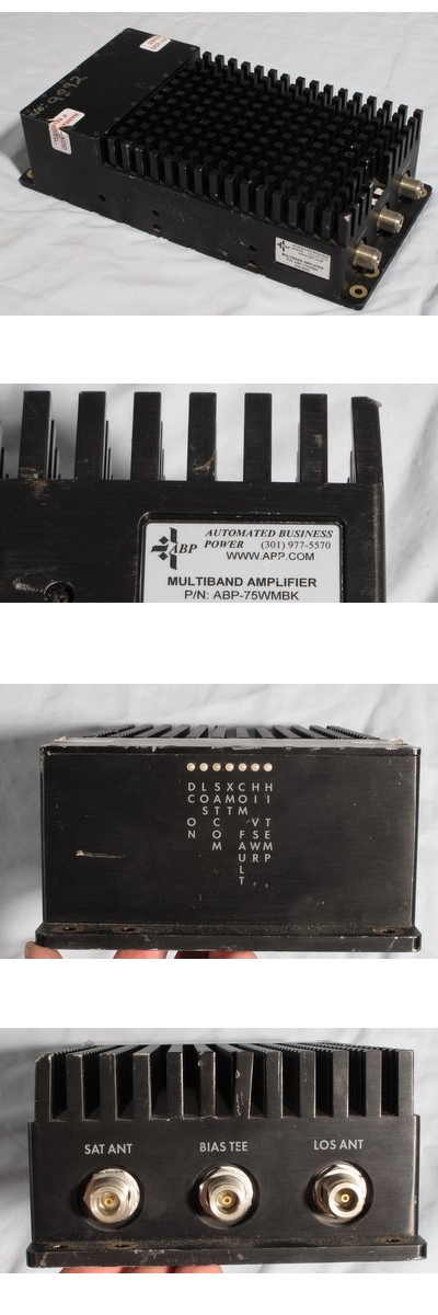 Multiband Amplifier for PRC-117F AN/PSC-5 etc. Automated Business Power ABP – 75WMBK 75 Watts 30-512MHz