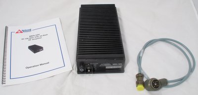 McDowell Research MBA-50V 30-108MHz VHF 50 Watt Amplifier with user manual and power cable un-used