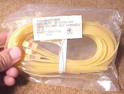 very heavy duty mil. spec tie straps
